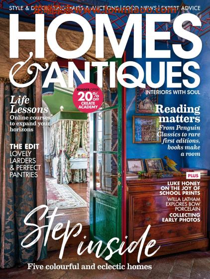 [英国版]Homes & Antiques 复古风古董家居软装饰杂志 2021年9月刊